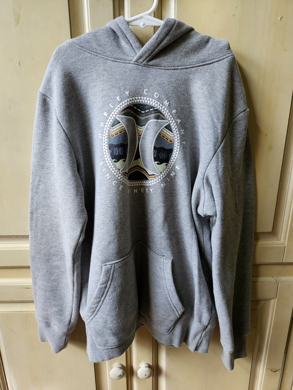 Hurley Gray Pullover Hoodie - Boys